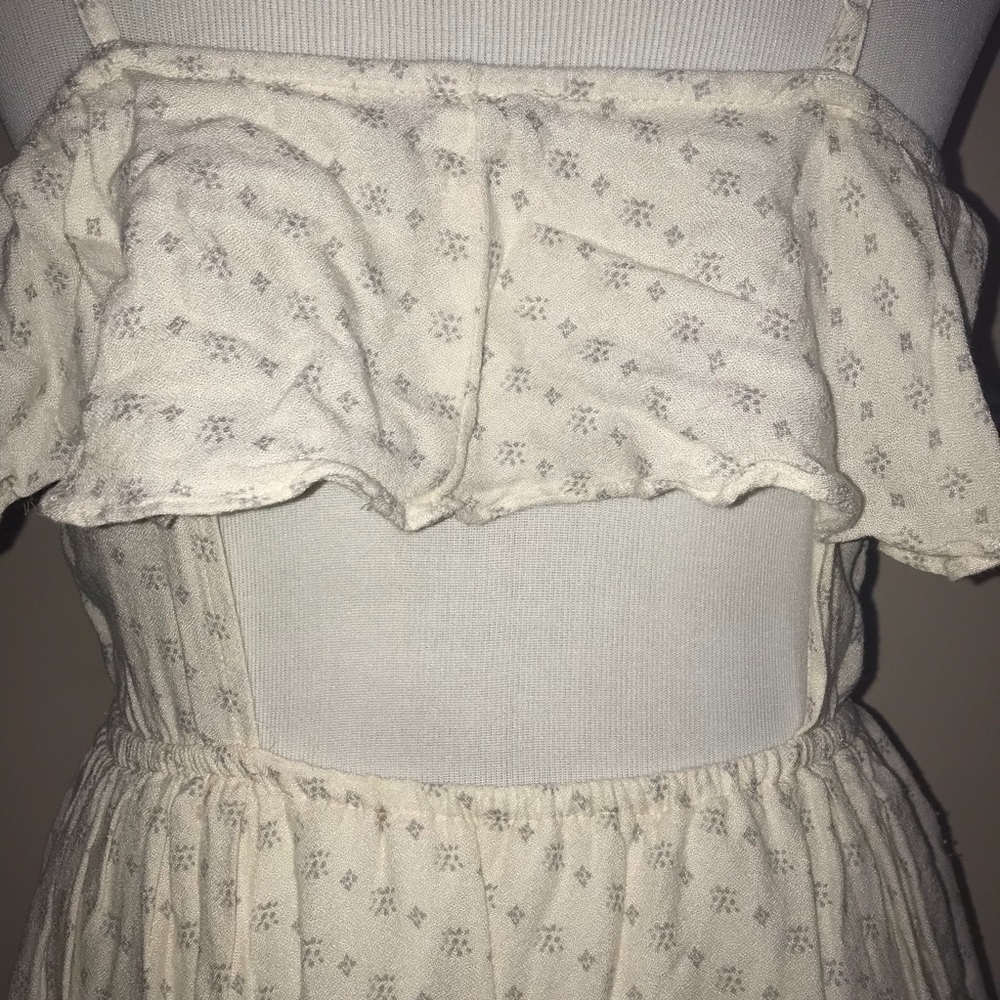 American Eagle Cream Fit And Flare Dress - Picture 5 of 8